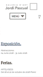 Mobile Screenshot of galeriajordipascual.net
